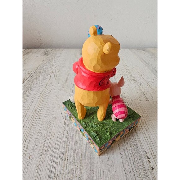 Jim shore spring surprise Winnie the Pooh piglets chick Easter spring statue - Picture 5 of 9